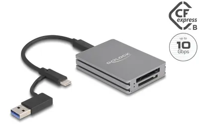 Immagine prodotto di Delock 91011 DELOCK USB Type-C Card Reader für SD und CFexpress Typ B Sk.