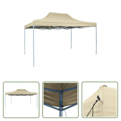 Immagine prodotto di The Living Store Tenda pieghevole pop-up 3x4,5 m bianco crema