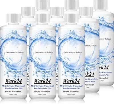 Produktbild von Wark24 Wasserbett Konditionierer 250ml 20% Wirkstoffgehalt  (9er Pack)