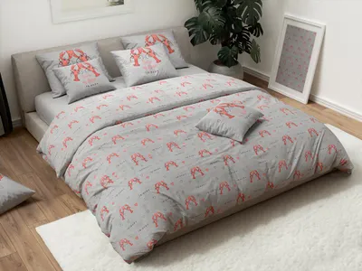 Obrázok produktu pre Bavlnené obliečky FRIENDS MY LOBSTER sivé Rozmer obliečky: 60 x 70 cm | 140 x 200 cm, productTiles.product.images.aiGenerated