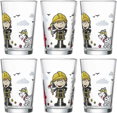 Produktbild von Ritzenhoff & Breker FEUERWEHRMANN BERNIE Kinderbecher Set 6-teilig