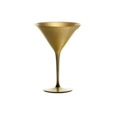 Produktbild von Stölzle Lausitz 6er Set Martini Cocktailgläser Coktailschale Elements 240ml gold 1408425