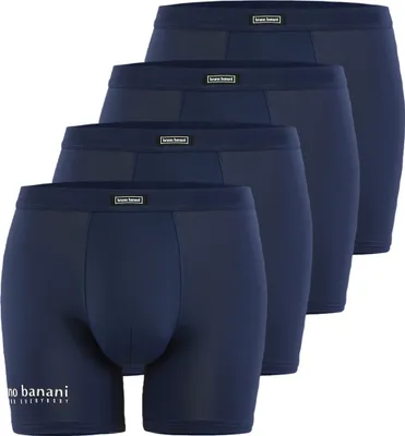Produktbild von Bruno Banani 4er Pack All Day Long Short / Pant Bequeme, körpernahe Long Short, Mit Markenschriftzug und Markenlogo versehen, Ideale Passform