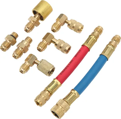 Image de Réfrigération,Joints CH-138,Connecteur,Outil de conversion de collecteur,Adaptateur de connecteur 8 pièces,Adaptateur pivotant