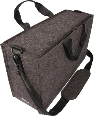 Produktbild von Desk Sharing Bag Workspace dunkelgrau 100% recyceltes PET450 x280x150mm