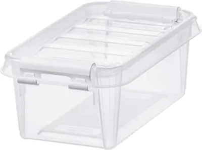 Produktbild von SmartStore Aufbewahrungsbox CLASSIC 0,5 0,5 Liter transparent / weiß