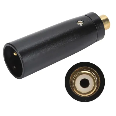 Obrázek produktu pro Adaptér RCA samice na XLR samec,Adaptér RCA na XLR,Převodník RCA na XLR,Adaptér RCA samice na XLR samec,Převodník RCA samice na XLR samec,Audio konektor