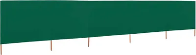 Produktbild von vidaXL 5-teiliges Windschutzgewebe 600 x 80 cm Grün