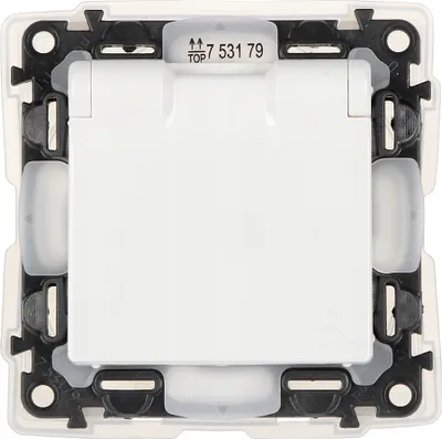 Obrázok produktu pre Jednozásuvka VALENA LIFE biela IP44 753179