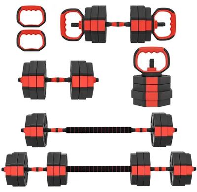 Produktbild von SPORTNOW 6-in-1 Hantelset Kurzhantel Set Kurzhanteln Langhanteln 25 KG
