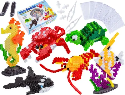 Produktbild von Bügelbrett, Bügelperlen, OCEAN 3D 3000 Set