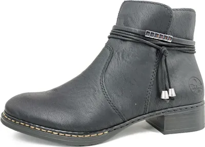 Produktbild von Rieker HWK Damen Stiefel Stiefelette Schwarz : 36