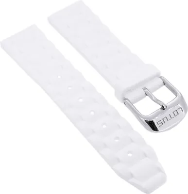 Produktbild von Lotus Watches | Uhrenarmband 20mm Kautschuk weiß | 15796 15796/1