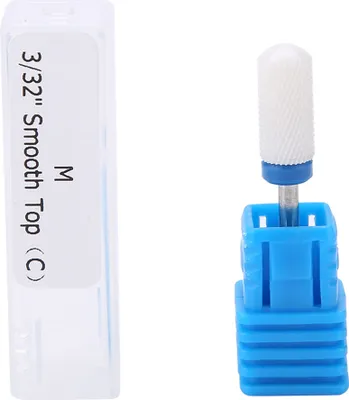 Image de 5 types de têtes d'affûtage en céramique de forme cylindrique pour perceuse manucure 03#