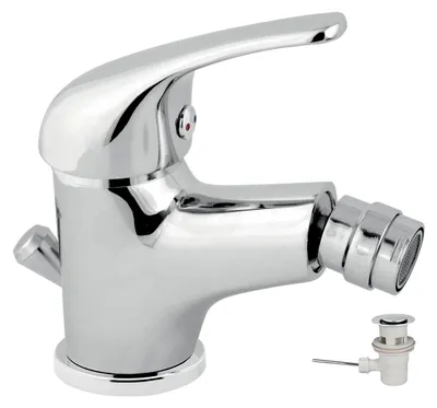 Obrázek produktu pro 92011 Bidetová baterie s výpustí Titania Iris chrom