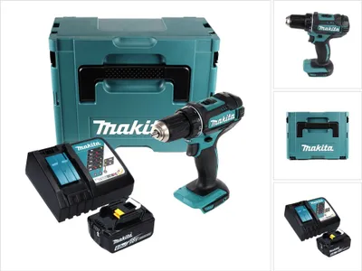 Produktbild von Makita DDF 482 RG1J Akku Bohrschrauber 18 V 62 Nm + 1x Akku 6,0 Ah + Ladegerät + Makpac