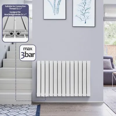 Zdjęcie produktu dla Aquamarin – grzejnik poziomy, 600 x 886 x 69 mm