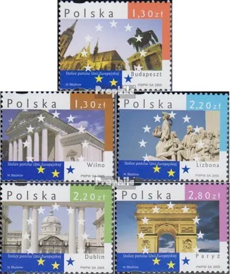 Produktbild von Briefmarken Polen 2005 Mi 4215-4219 (kompl.Ausg.) postfrisch Mitgliedsstaaten der EU