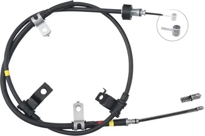 Produktbild von A.B.S. Handbremsseil Seilzug Feststellbremse für HYUNDAI GETZ (TB) K17507