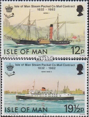 Produktbild von Briefmarken GB - Isle of Man 1982 Mi 215-216 (kompl.Ausg.) postfrisch Postvertrag