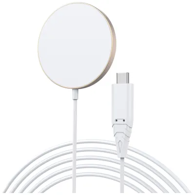 Zdjęcie produktu dla Choetech Bezprzewodowa Ładowarka Magnetyczna 15W Magsafe Do Iphone 12/13/14 Złota (T518-F-Go)