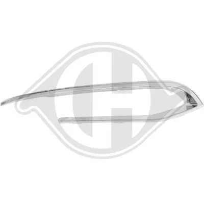 Produktbild von DIEDERICHS Zierleiste Stoßfänger Vorne Rechts für BMW 5 Touring (F11) 5 Limousine (F10)