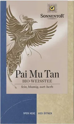Produktbild von Sonnentor Weißer Tee Pai MuTan 20FB