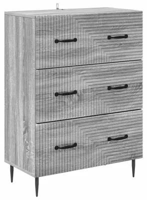 Obrázek produktu pro Skříň se zásuvkami Šedý Sonoma 66 x 34,5 x 89,5 cm