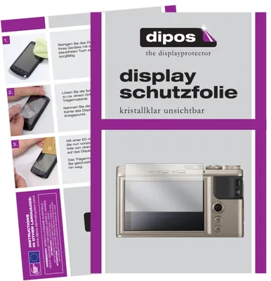 Produktbild von 6x Schutzfolie für Fujifilm XF10 klar Displayschutzfolie Folie Display Schutz