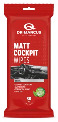 Produktbild von Dr. Marcus TITANIUM Black - Matte Cockpit-Reinigungstücher 1 Stück [DRM07458]