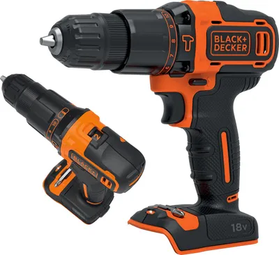 Produktbild von Schlagbohrmaschine 18V 40Nm Black+Decker Bdchd18N Ohne Akku