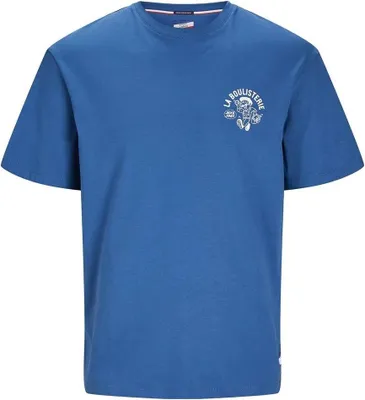 Obrázek produktu pro Jack & Jones Sebastian tričko s krátkým rukávem Blue M Pánské Blue M