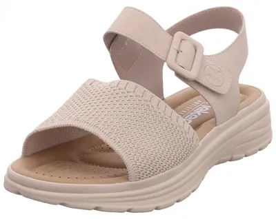 Produktbild von Rieker fsk damen sandalen Sandalette beige in Gr. 36