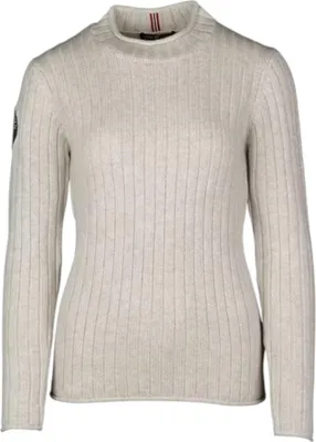 Produktbild von AMUNDSEN ROALDA Damen Rollkragen Pullover aus Wolle weiss L