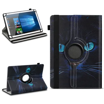 Produktbild von Tablet Tasche für PRITOM M10 / L10 10  Zoll Hülle Schutzhülle 360° Drehbar CaseFarben:Motiv 10