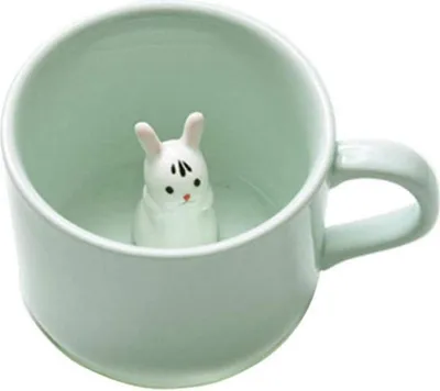 Produktbild von Keramik-Becher 3D Tier-Morgen-Schale Geschenk für Hochzeiten Vatertag