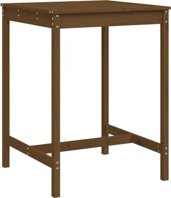 Produktbild von vidaXL Gartentisch Honigbraun 82,5x82,5x110 cm Massivholz Kiefer