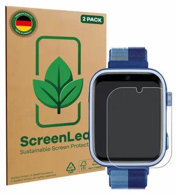 Produktbild von 2x ScreenLeaf Schutzfolie für Oliimptek T45 nachhaltiger Displayschutz Display Schutz Folie Klar Transparent