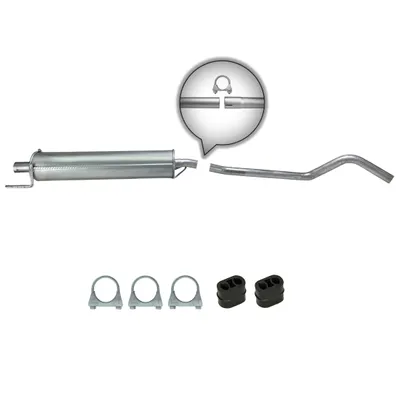 Produktbild von Mittelschalldämpfer Opel Corsa C (F08, F68) 1.0 58PS/60PS ab. 2000-, Auspuff