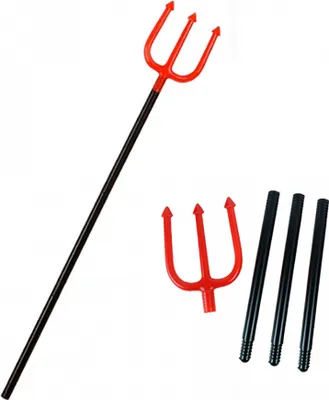 Produktbild von Teufels Dreizack aus Kunststoff 120 cm