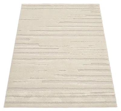 Produktbild von Paco Home Hochflor Teppich Wohnzimmer Shaggy Abstraktes Muster 3D Optik Flauschig 80x150 cm