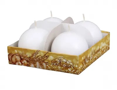 Immagine prodotto di Candela da giardino Nohel KOULE opaca d6cm 4pz