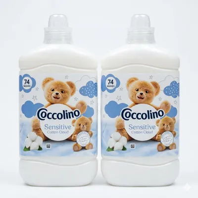 Produktbild von Coccolino Sensitive Baumwolle Cloud Weichspüler 2x1702ml