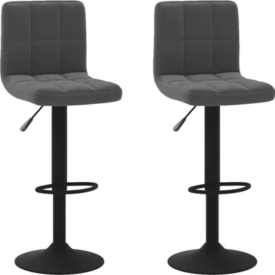 Obrázek produktu pro vidaXL Barová stolička 2 ks Black Velvet