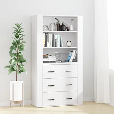 Immagine prodotto di The Living Store Credenza bianca in legno
