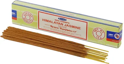 Produktbild von Räucherstäbchen - Satya Nag Champa - Himalayan Jasmine - indische Duftmischung 1x 15 Gramm