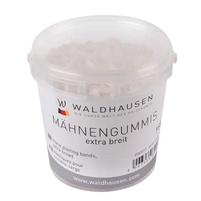 Obrázok produktu pre Waldhausen gumičky do vlasov, extra široké, 150 g, priehľadné