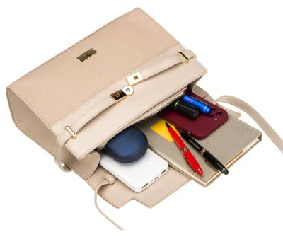 Obrázek produktu pro Peterson dámská crossbody kabelka béžová 29x21 cm
