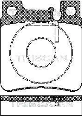 Produktbild von TRISCAN Bremsbeläge Bremsklötze HINTEN 8110 23003