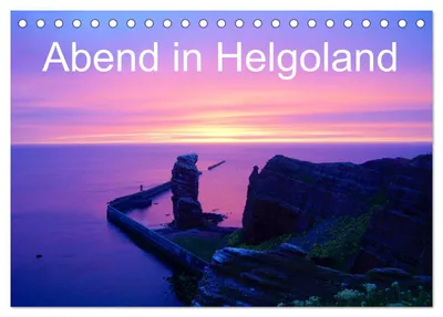 Produktbild von Abend in Helgoland (Tischkalender 2027 DIN A5 quer), CALVENDO Monatskalender